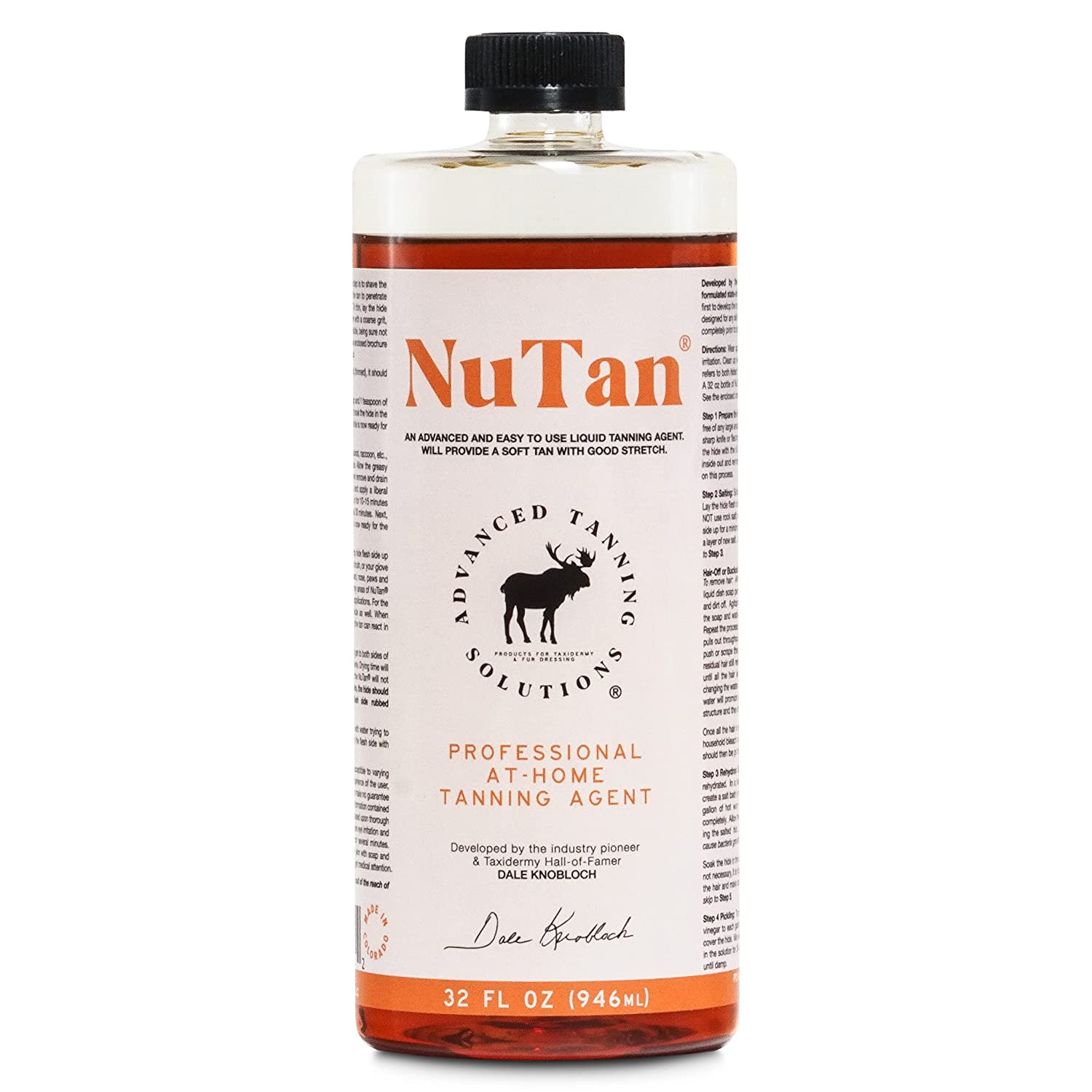 Advanced Tanning Solutions - NuTan 32oz DIY Hide and Fur Tanning Solution - Next Generation at Home