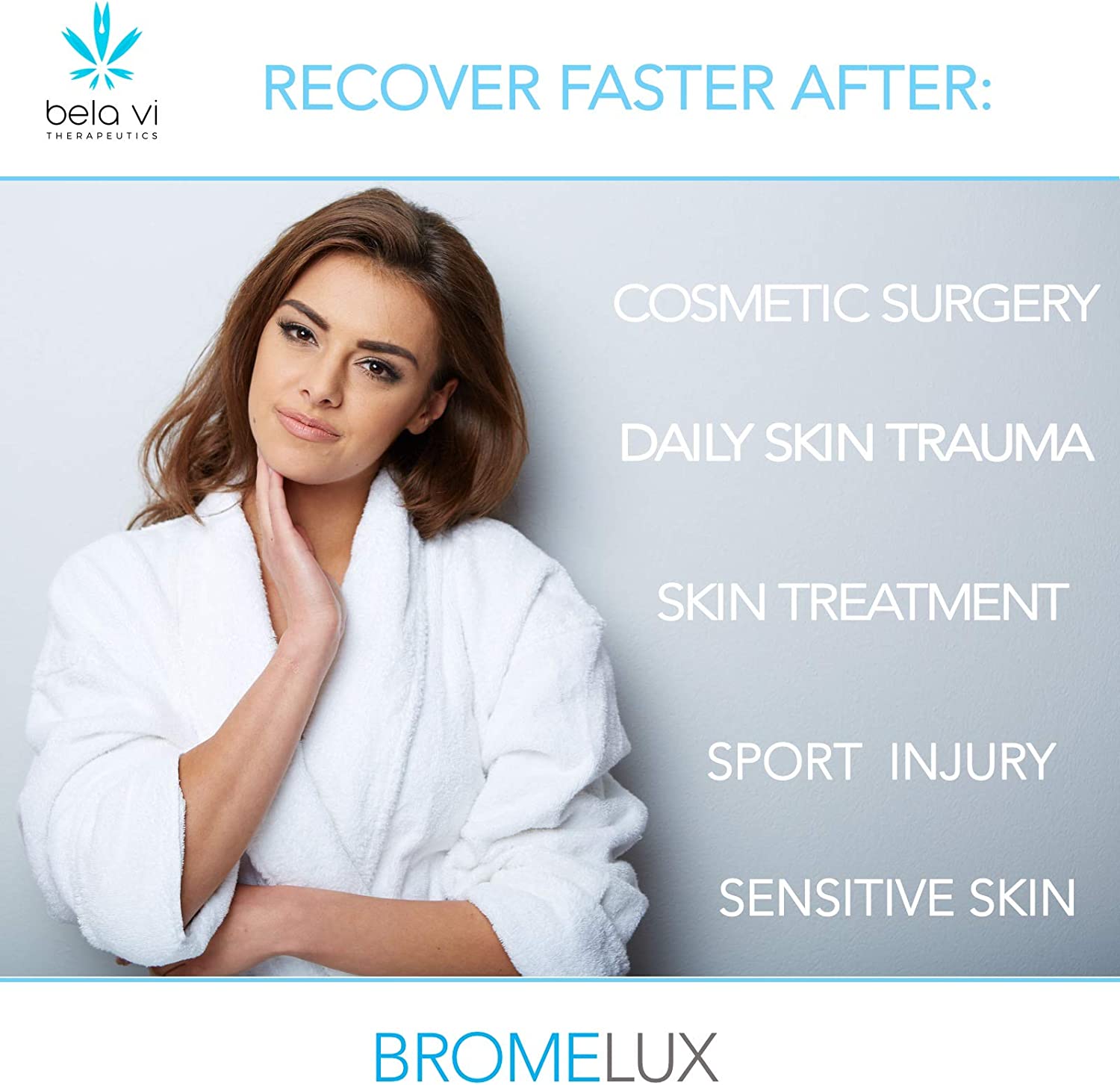 BROMELUX AntiBruising Supplement I Bromelain & Quercetin Complex Swelling & Bruise Relief
