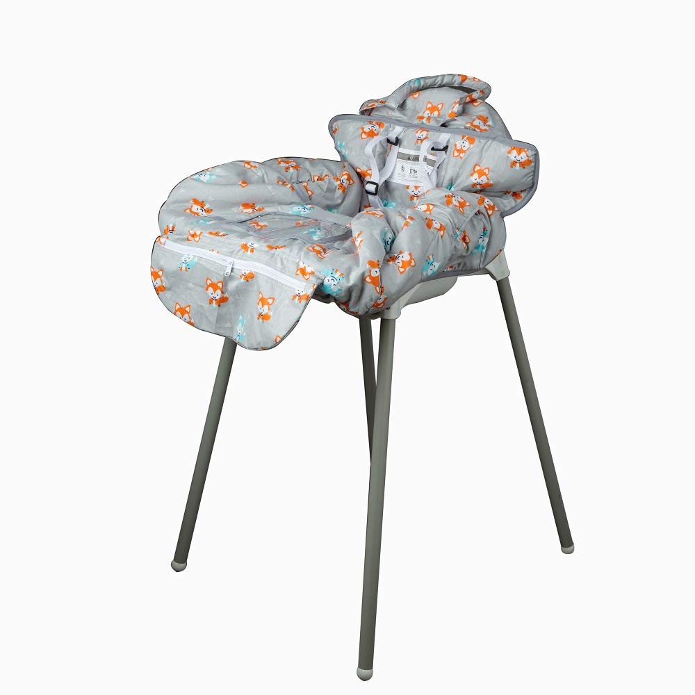 Shopping Cart Cover for Baby or Toddler | 2-in-1 High Chair Cover | Compact Universal Fit | Unisex f