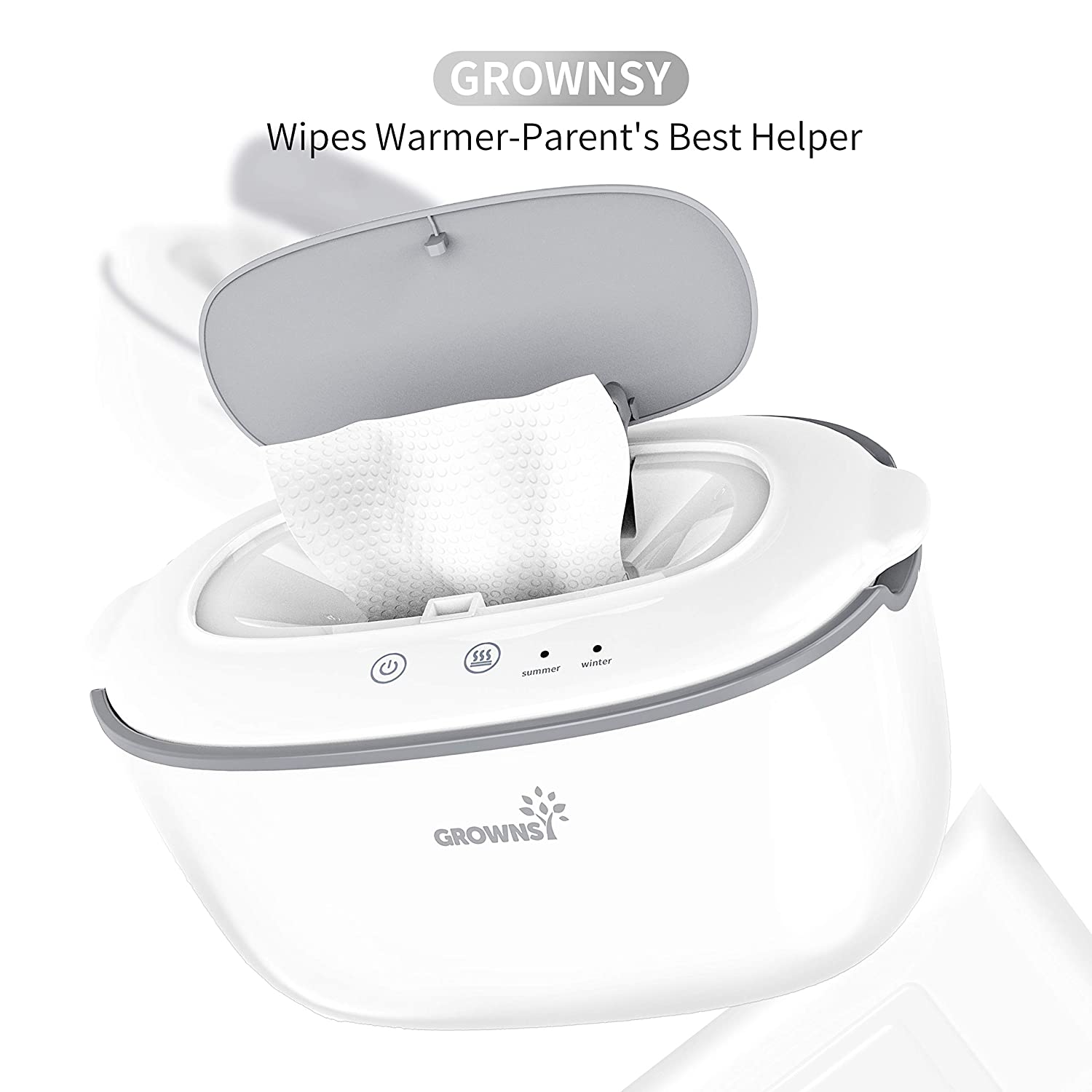 Wipe Warmer | Wipe Dispenser | Baby Diaper Warmer | Wipes Holder BPA-Free with 2 Modes Control, Even