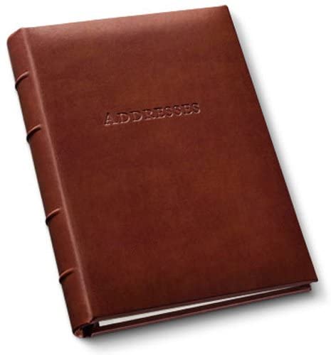 Leather Refillable Desk Address Book, by Gallery Leather, 9