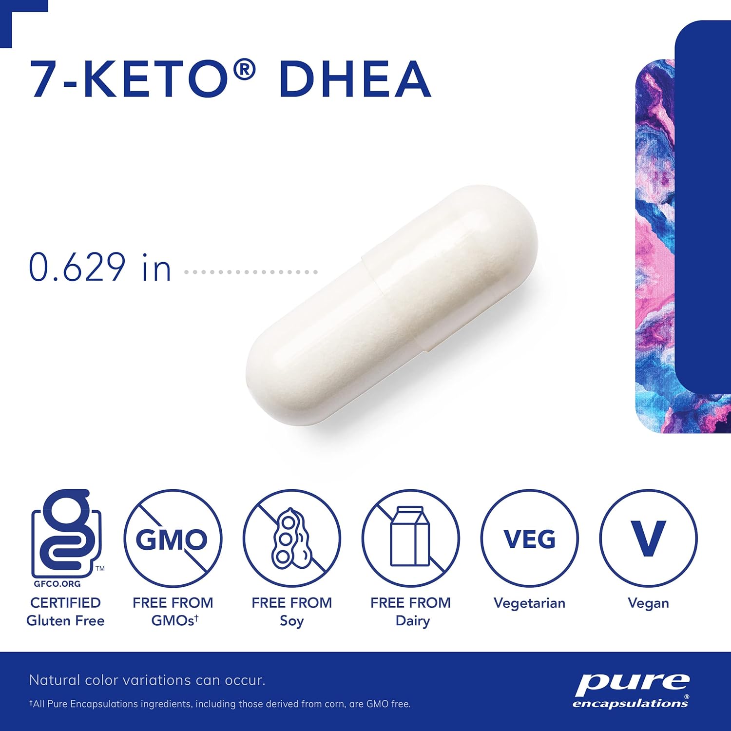 Pure Encapsulations 7-Keto DHEA 50 mg | Unique DHEA Metabolite Supplement to Support Thermogenesis a