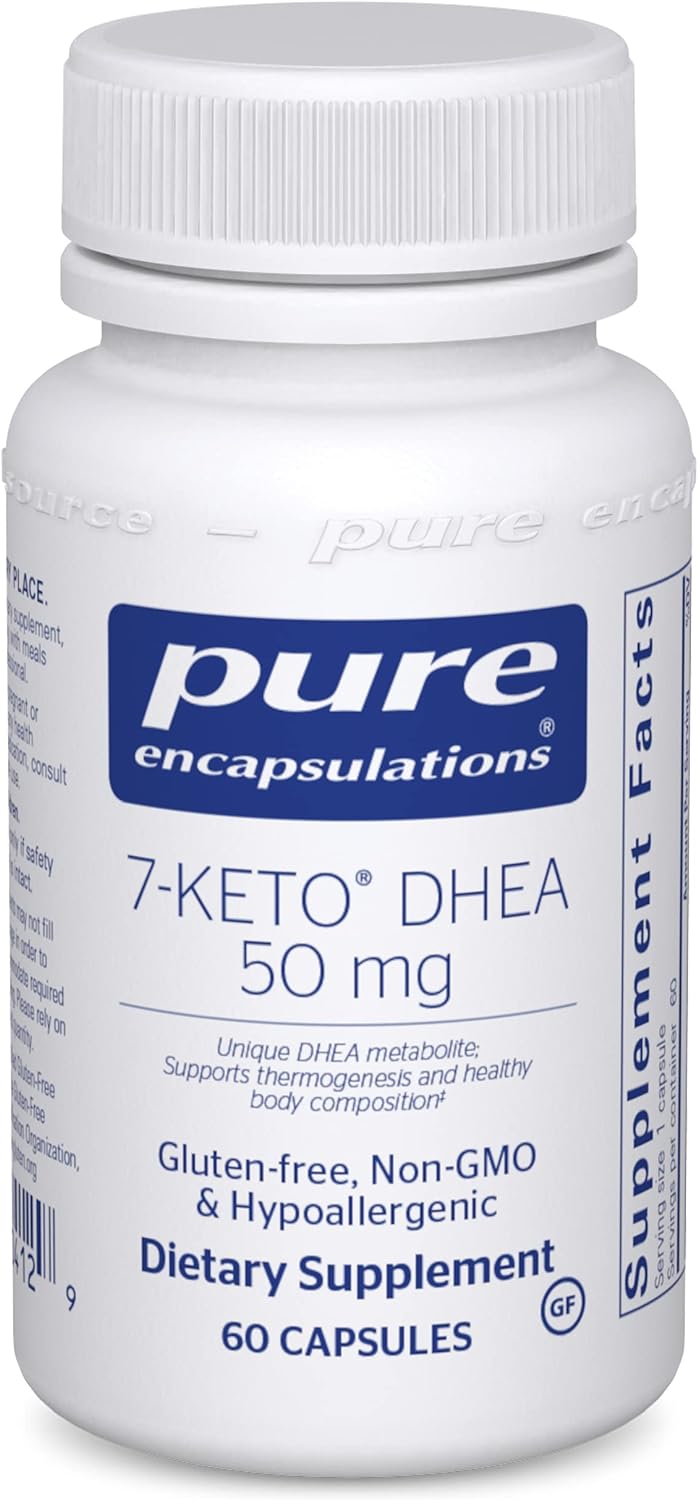Pure Encapsulations 7-Keto DHEA 50 mg | Unique DHEA Metabolite Supplement to Support Thermogenesis a