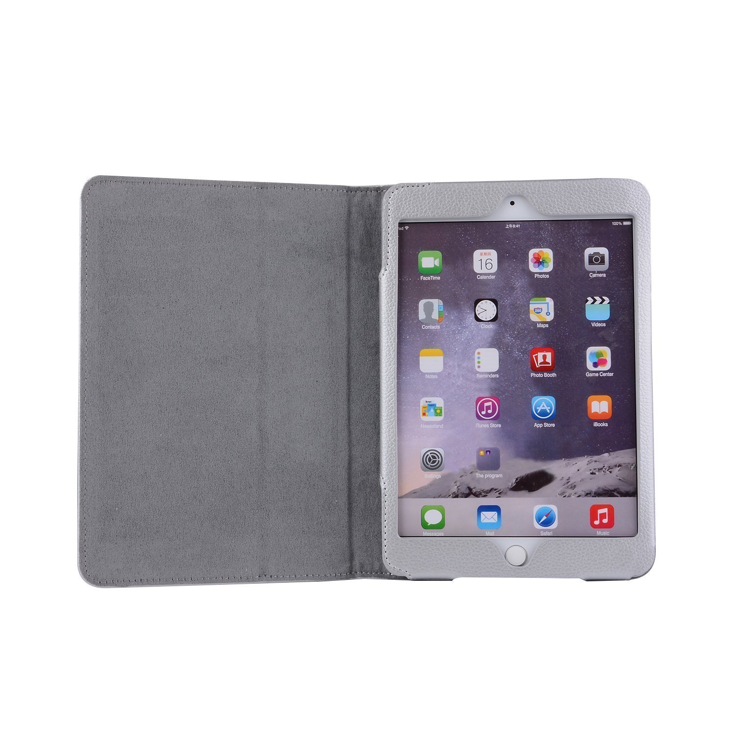 iPad Mini 4 Stand Smart Cover Case,INorton Lightweight Non-Slip Shockproof Protective Case Cover,Sl