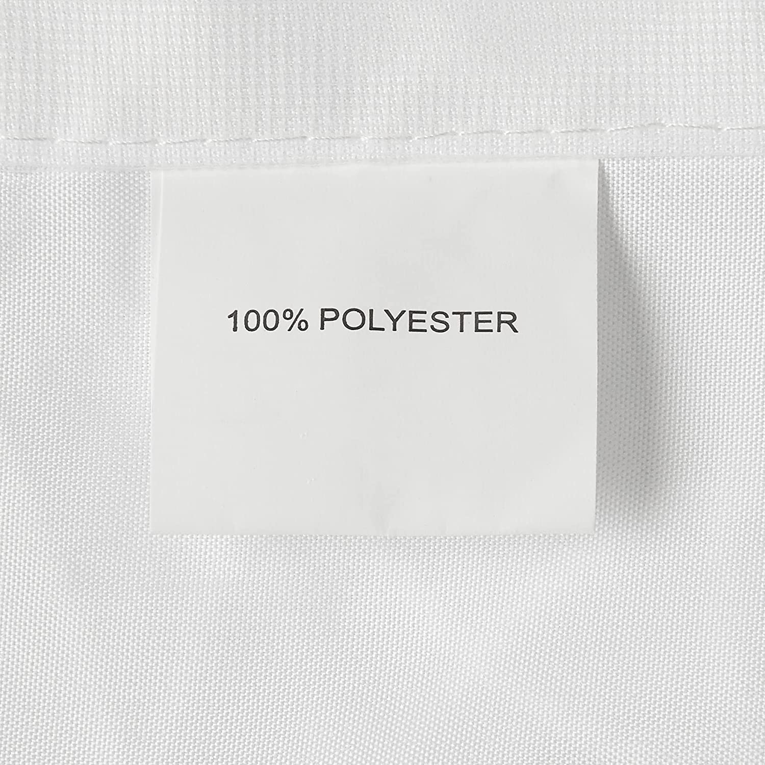 Popular Bath Monaco, Shower Curtain, White