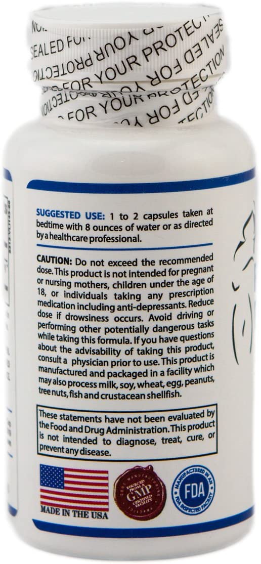 Relaxation Plus + 5-HTP Supplement for Positive Mood, Serotonin Stabilizer and Sleep Enhancement