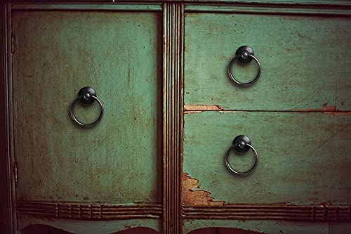 Metal Ring Drawer Pull Handles, Furniture Solid Hardware Ring Pull Knobs, Antique Handles Perfect fo
