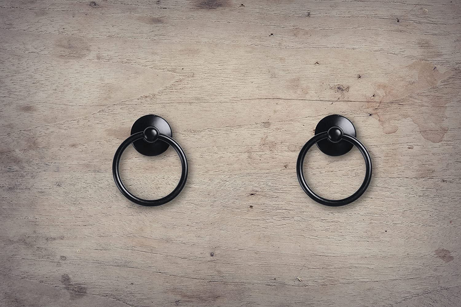 Metal Ring Drawer Pull Handles, Furniture Solid Hardware Ring Pull Knobs, Antique Handles Perfect fo