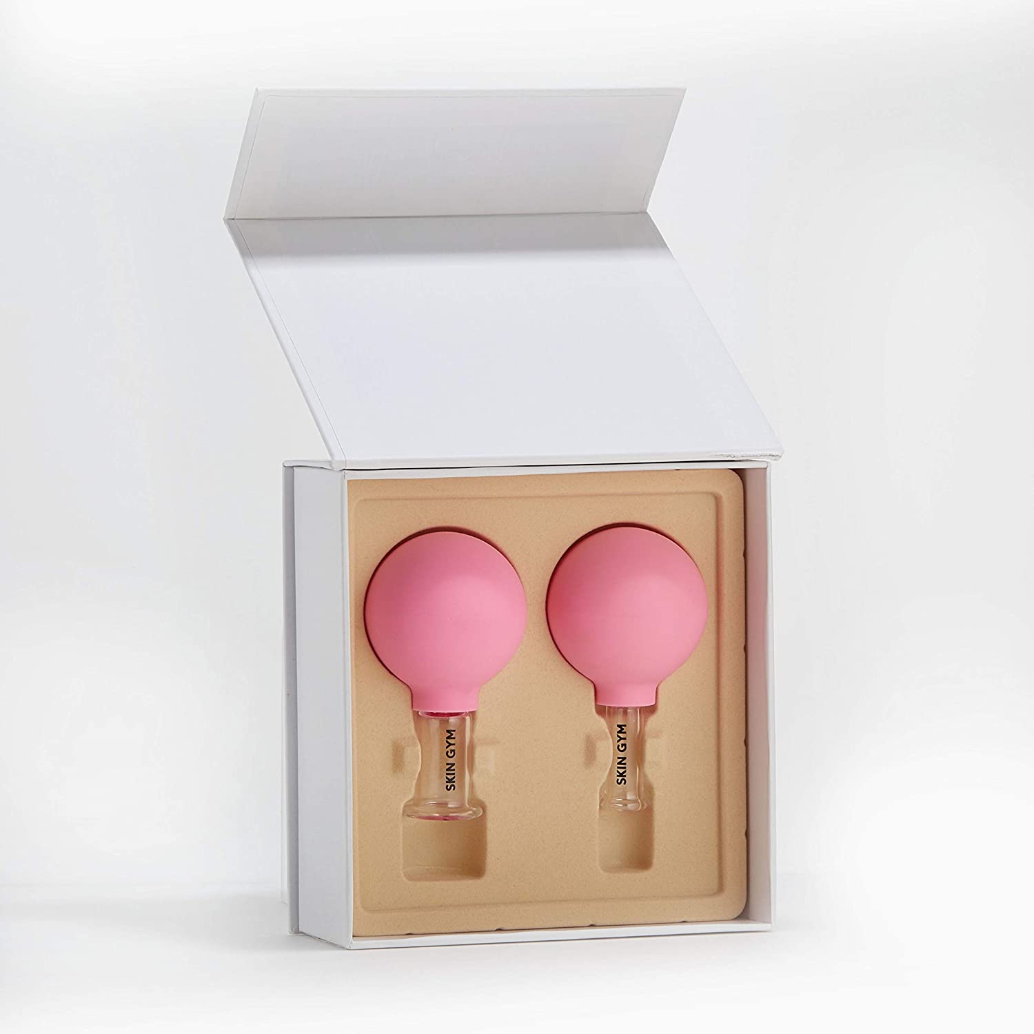 Skin Gym Glass Facial Cupping - Face and Body Suction Cup Vacuum Massage Therapy - Reduces Cellulite