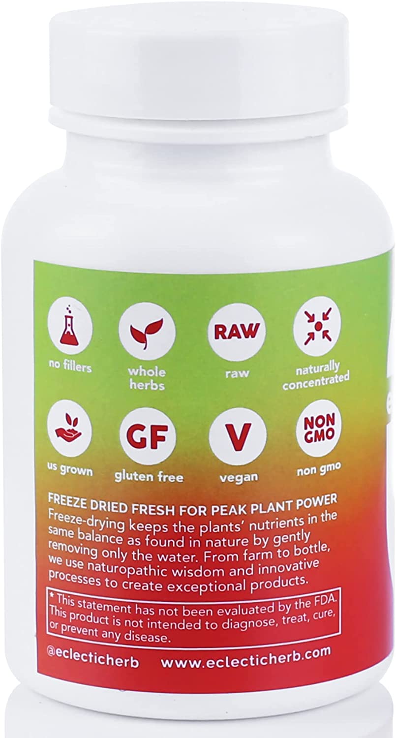 Eclectic Institute Raw Fresh Freeze-Dried Non-GMO Oats | 90 CT (375 mg)