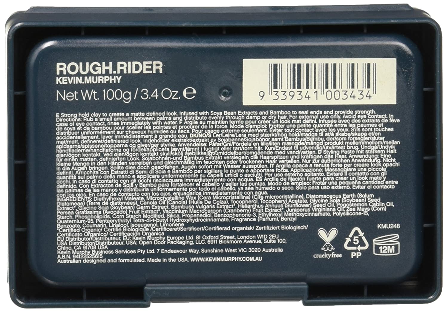 Kevin Murphy Rough Rider Clay, 3.4 Ounce