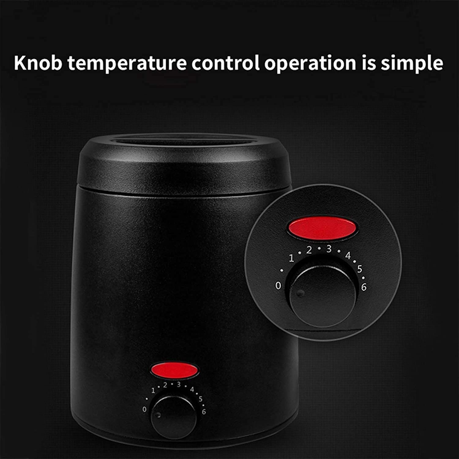 CHENGGUAN Hot Wax Machine,Waxing Kit,Wax Warmer for Hair Removal Small at Home,Rapid Heating, Vari