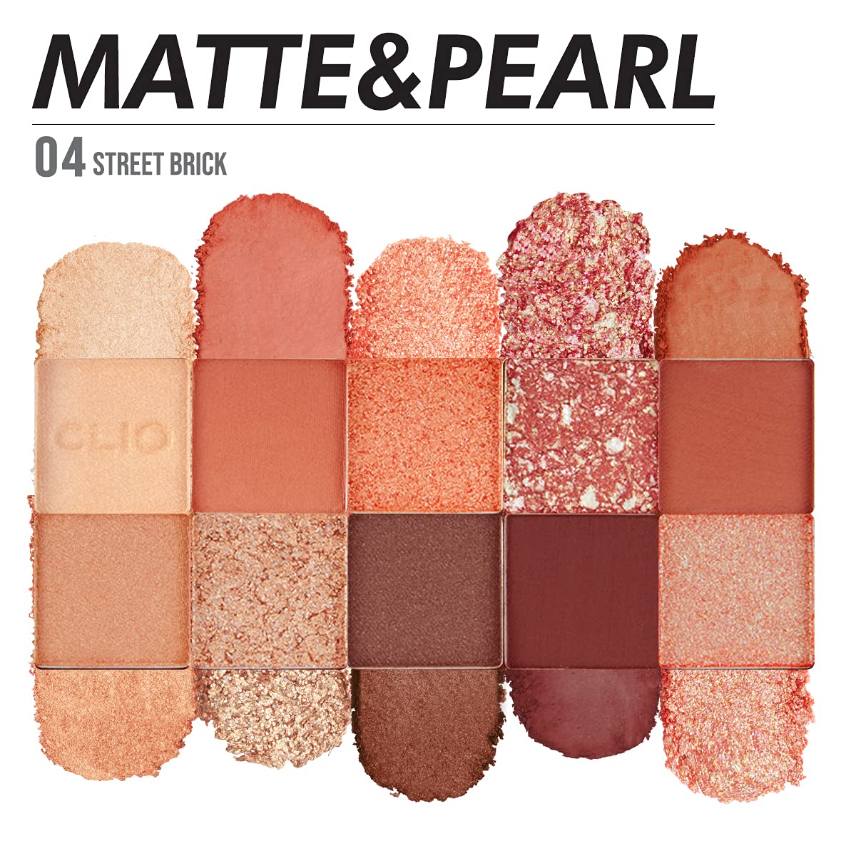 CLIO Pro Eye Shadow Palette | Matte, Shimmer, Glitter, Pearls, Highly Pigments, Long-Wearing | Stree