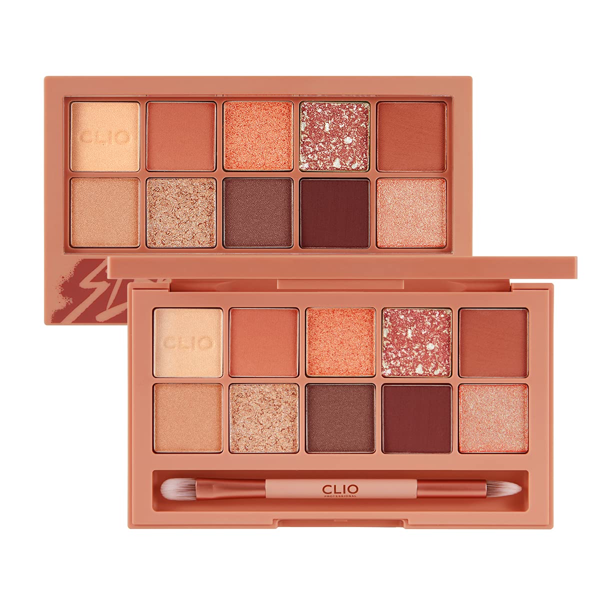 CLIO Pro Eye Shadow Palette | Matte, Shimmer, Glitter, Pearls, Highly Pigments, Long-Wearing | Stree