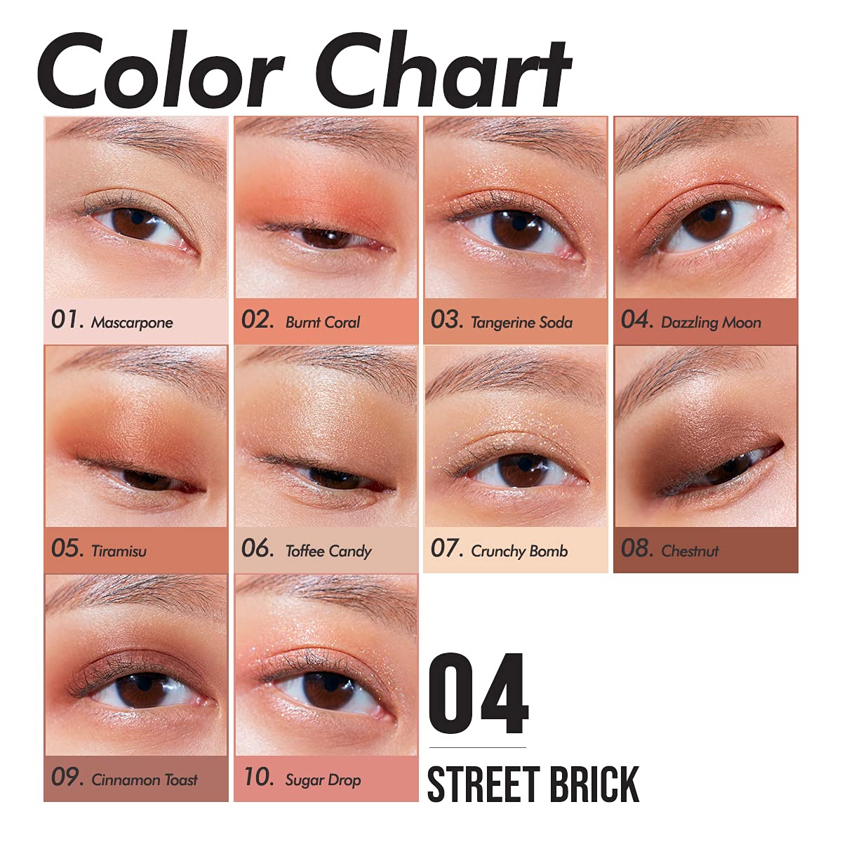 CLIO Pro Eye Shadow Palette | Matte, Shimmer, Glitter, Pearls, Highly Pigments, Long-Wearing | Stree