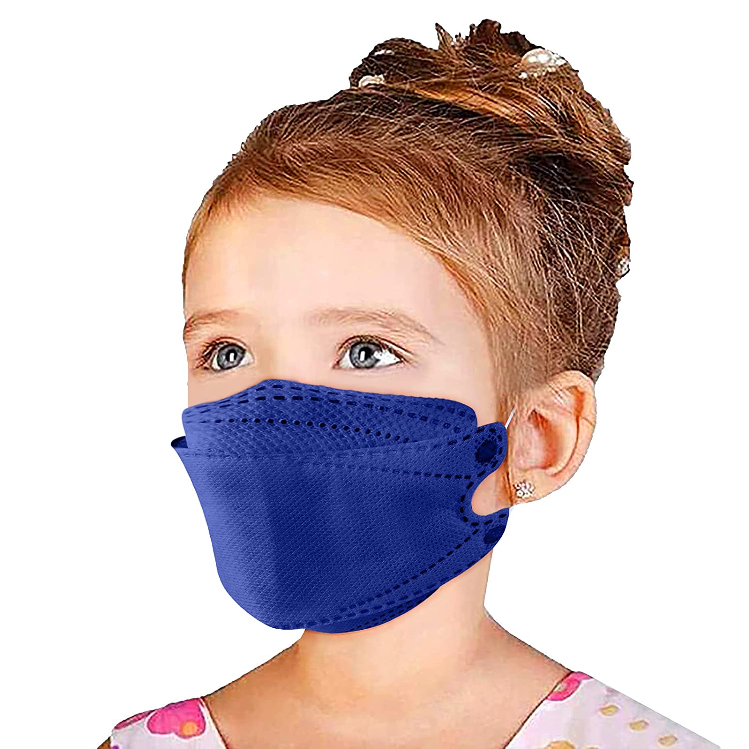 100Pcs Kids KF94 Face_Masks 4-Ply Filtеr Face Protection 3D Face Covering with Designs High Filtrat