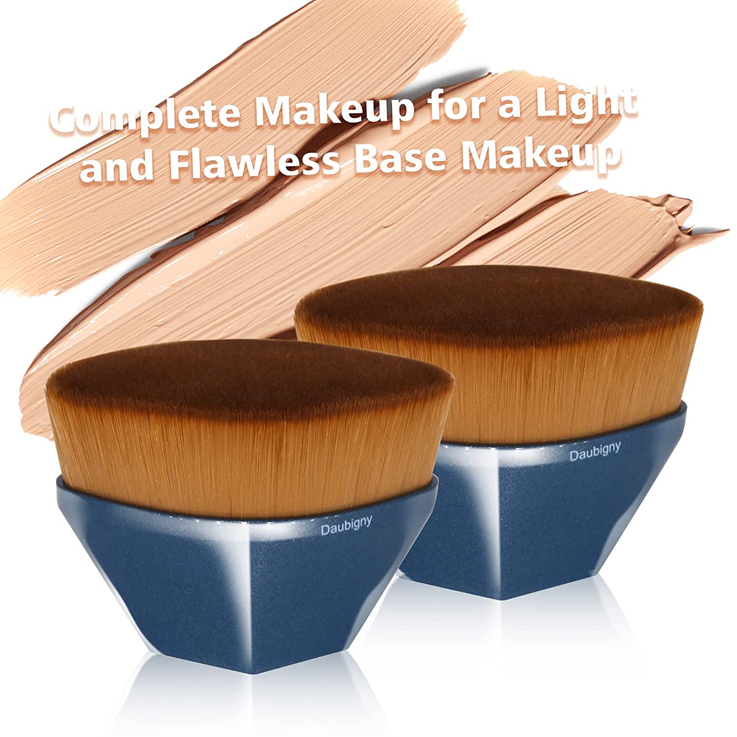 Foundation Brush, Daubigny Perfect Makeup Brush for Face Blush Liquid Powder Foundation Brush for Bl