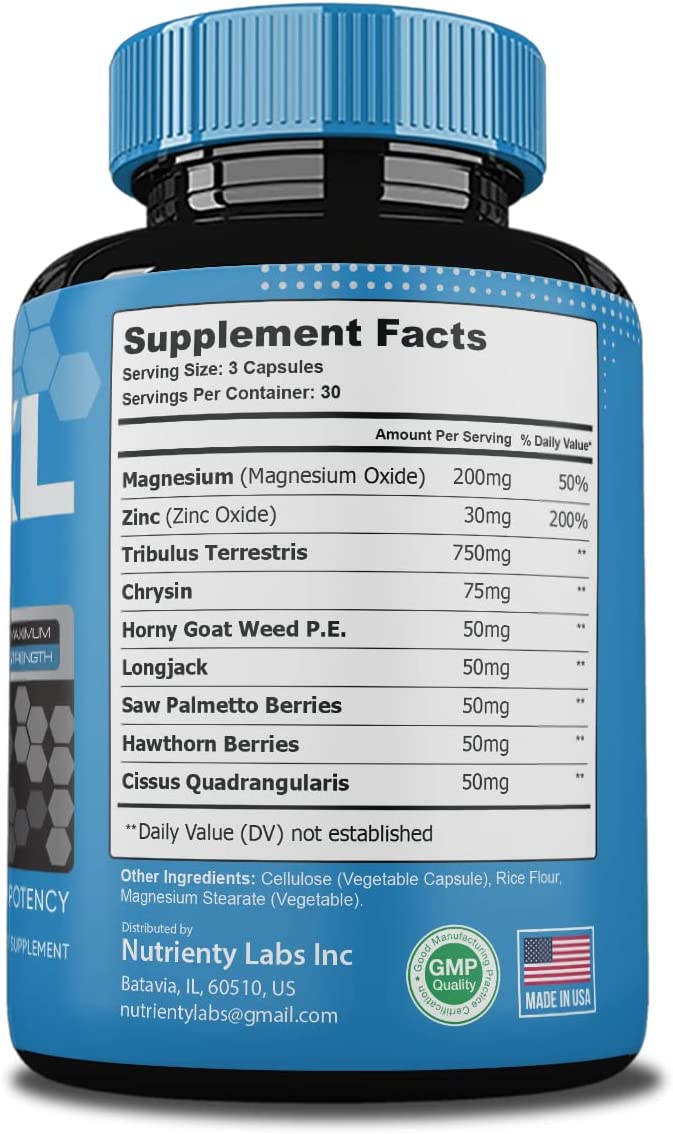 Titan XL Supplement Advanced Formula, 180 Count, 2 Months Supply