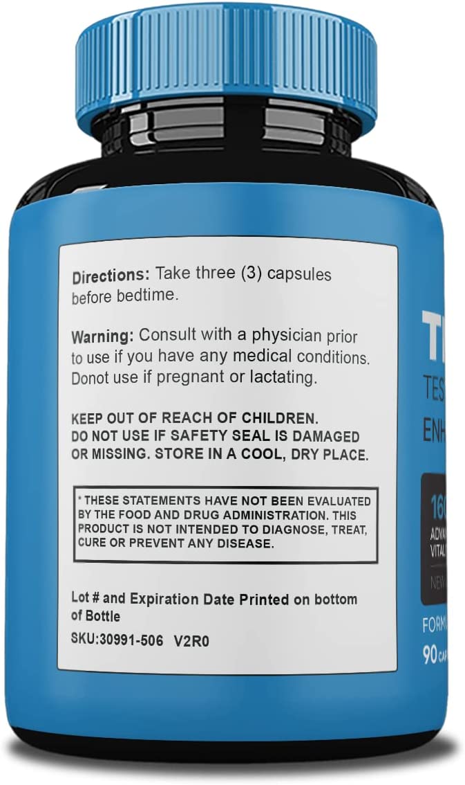 Titan XL Supplement Advanced Formula, 180 Count, 2 Months Supply
