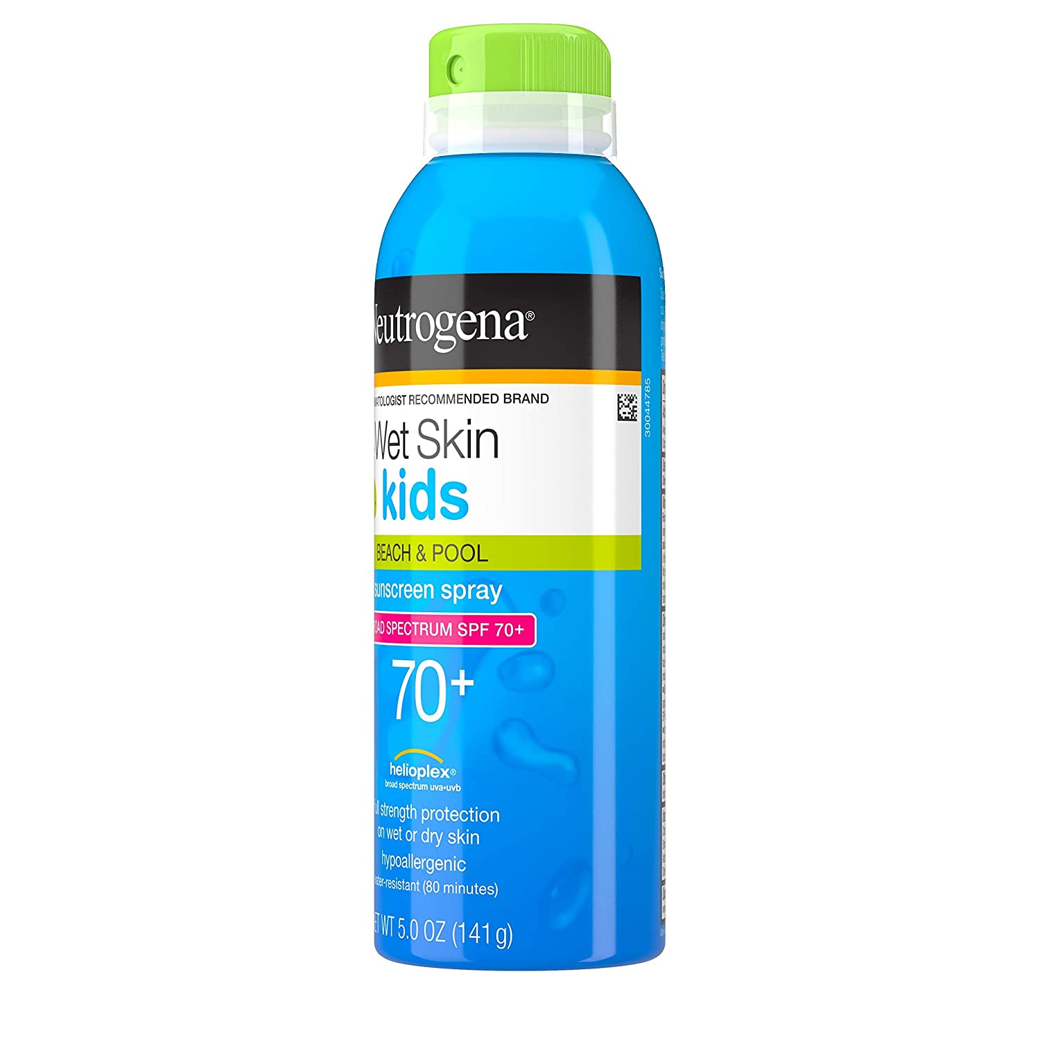 Neutrogena Wet Skin Kids Sunscreen Spray Mist, Water-Resistant and Oil-Free, Broad Spectrum SPF 70+ 