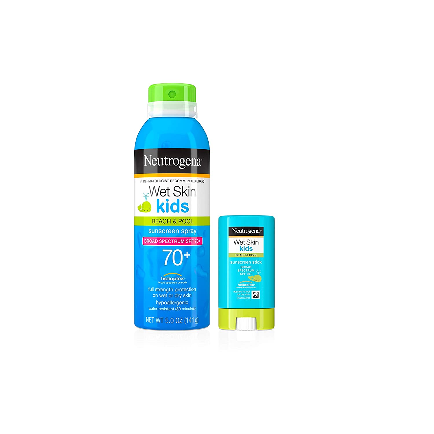 Neutrogena Wet Skin Kids Sunscreen Spray Mist, Water-Resistant and Oil-Free, Broad Spectrum SPF 70+ 