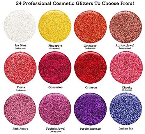 Glitties - Crimson - Cosmetic Grade Extra Fine (.006