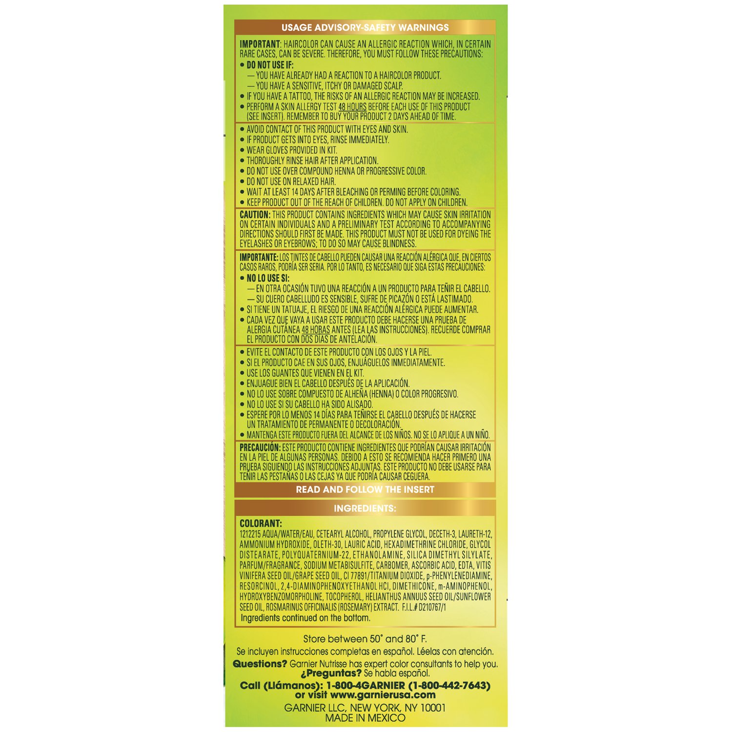 Garnier Nutrisse Nourishing Hair Color Creme, 111 Extra-Light Ash Blonde (White Chocolate) (Packagin