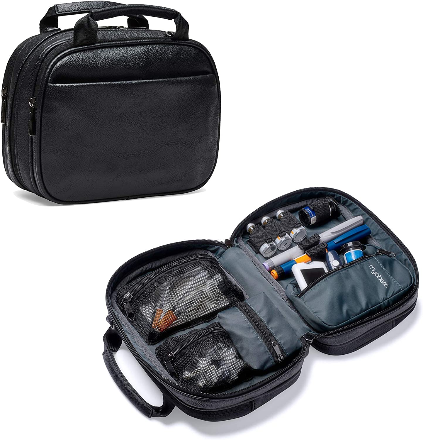 Myabetic Thompson Diabetes Travel Case for Glucose Monitoring Tools