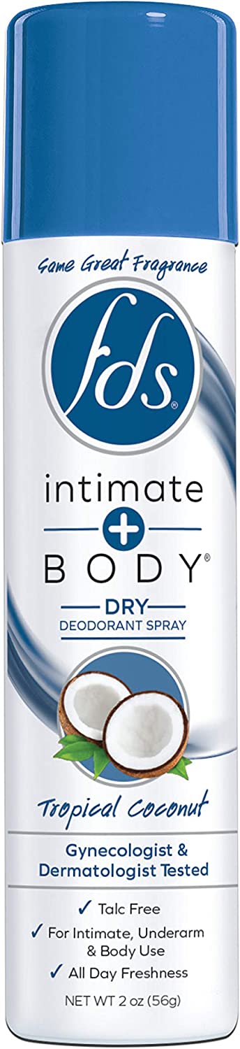 FDS Mist Intimate Body Spray, Coconut, 2 Oz