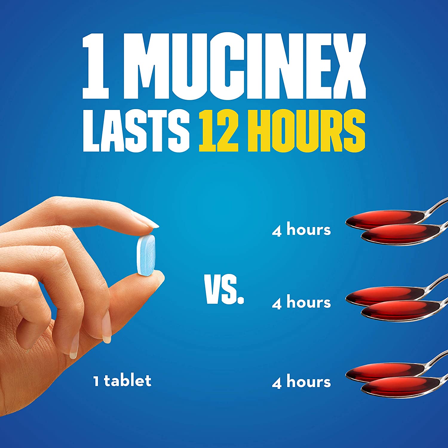 Mucinex SE 12 Hr Max Strength Chest Congestion Expectorant Tablets, 42ct - Pack of 4