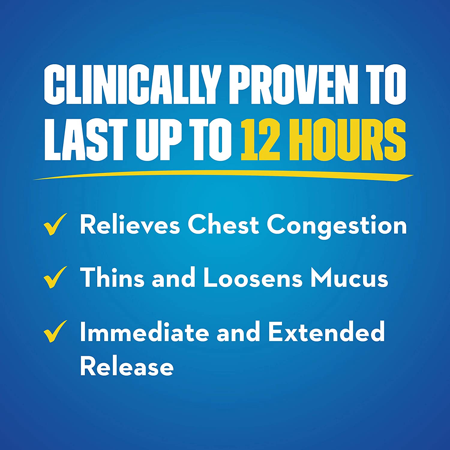 Mucinex SE 12 Hr Max Strength Chest Congestion Expectorant Tablets, 42ct - Pack of 4