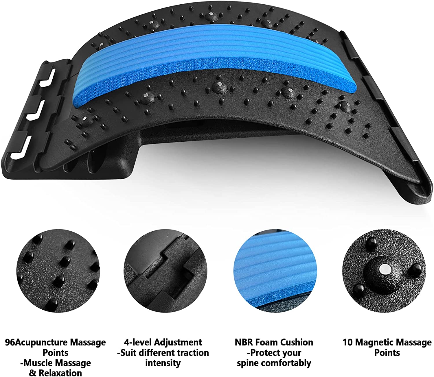 Back Stretcher,Back Cracker 4 Level, Spine Works Back Realignment