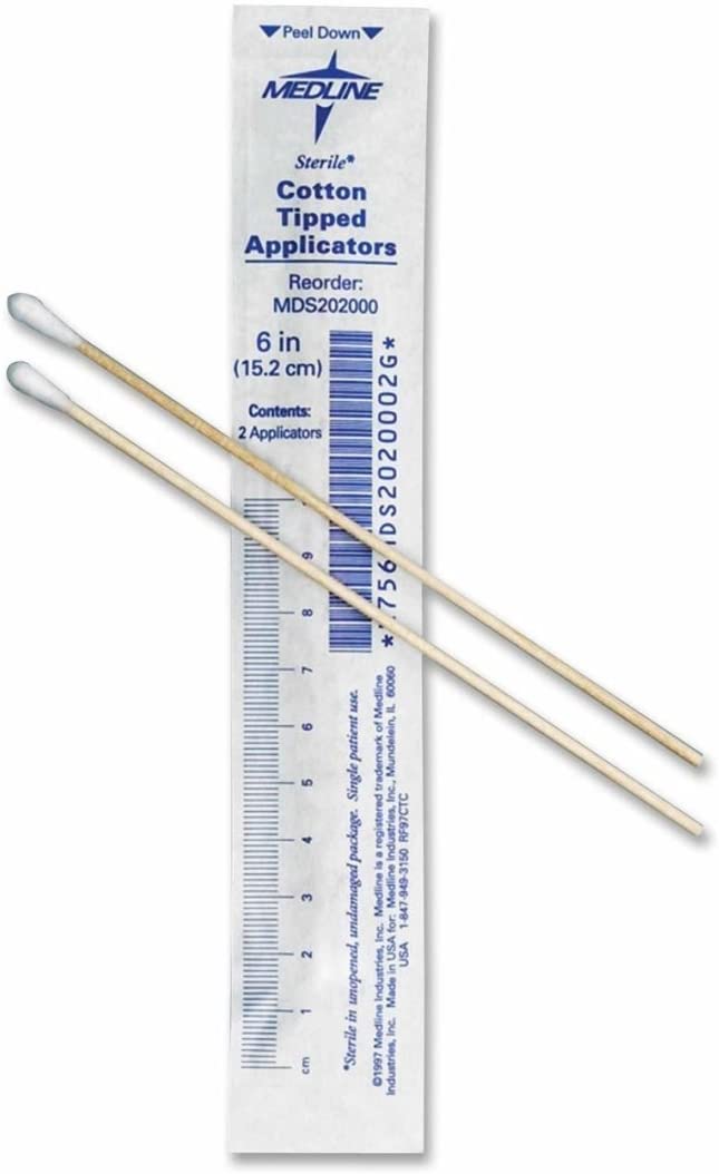 Medline Sterile Cotton-Tipped Applicators