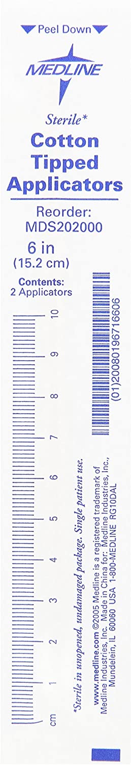 Medline Sterile Cotton-Tipped Applicators