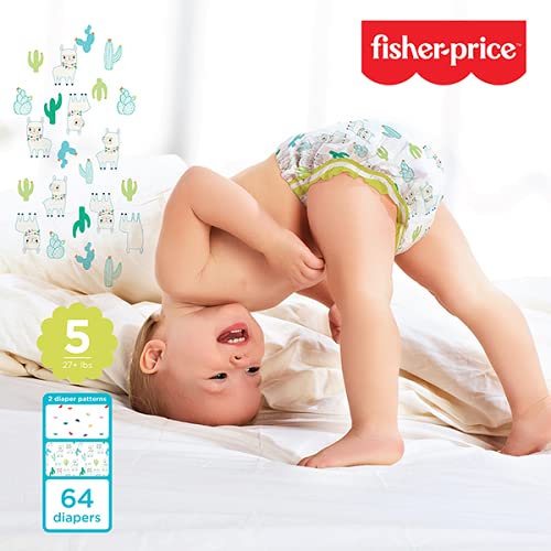 Smart Care Fisher-Price Diapers, Size 5, 64 Count