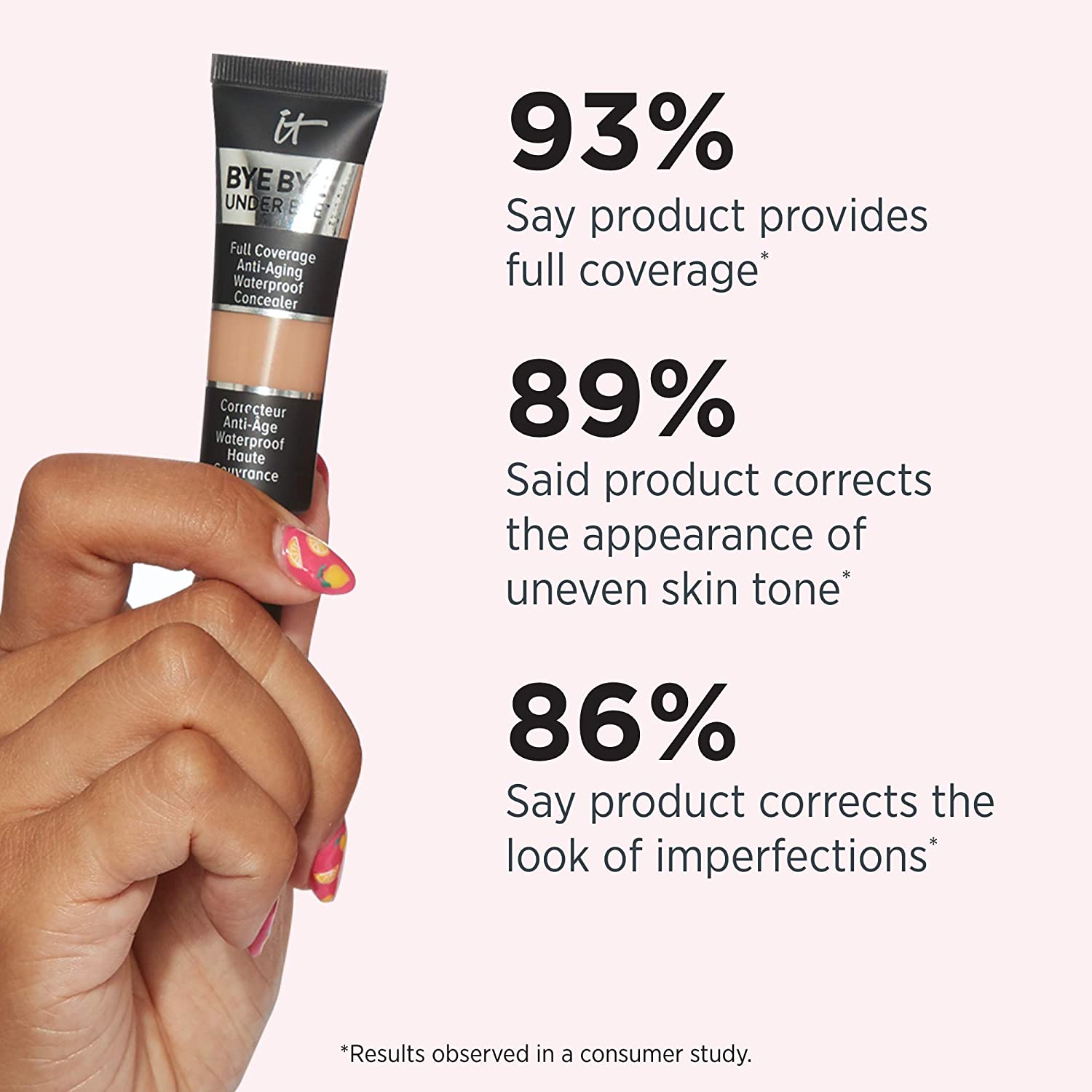 IT Cosmetics Bye Bye Under Eye, 32.0 Tan Bronze (C) - Full-Coverage, Anti-Aging, Waterproof Conceale