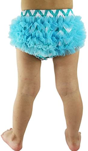 Wennikids Baby Girls Newborn Chiffon Bloomers,Diaper Cover,Ruffles Bloomers