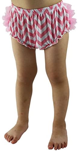Wennikids Baby Girls Newborn Chiffon Bloomers,Diaper Cover,Ruffles Bloomers