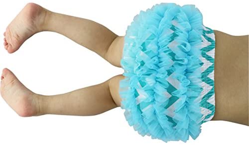 Wennikids Baby Girls Newborn Chiffon Bloomers,Diaper Cover,Ruffles Bloomers