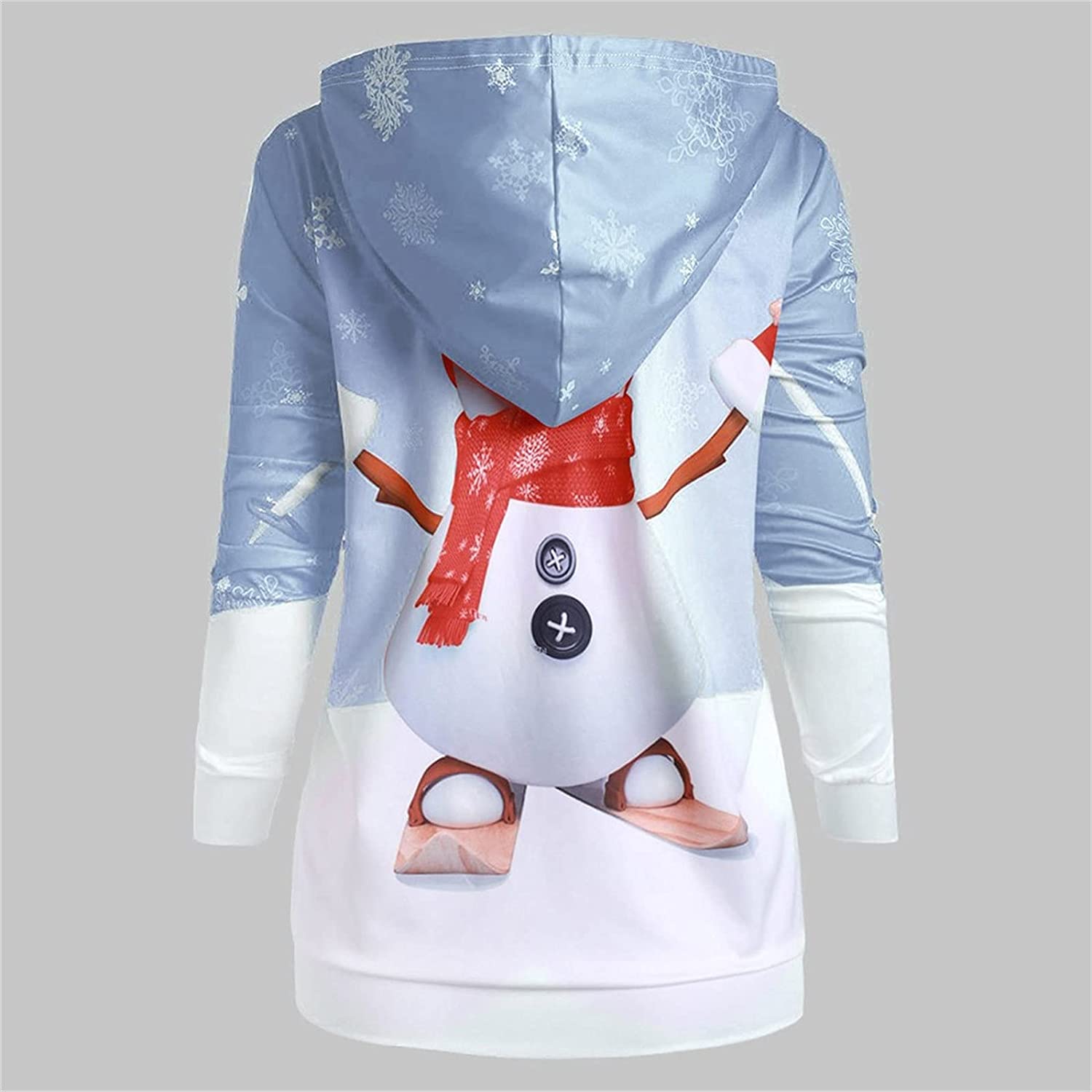 Going Out Tops for Women, Christmas Long Sleeve Hoodies 3D Graphic Print Sweatshirt Fall Clothes Cas