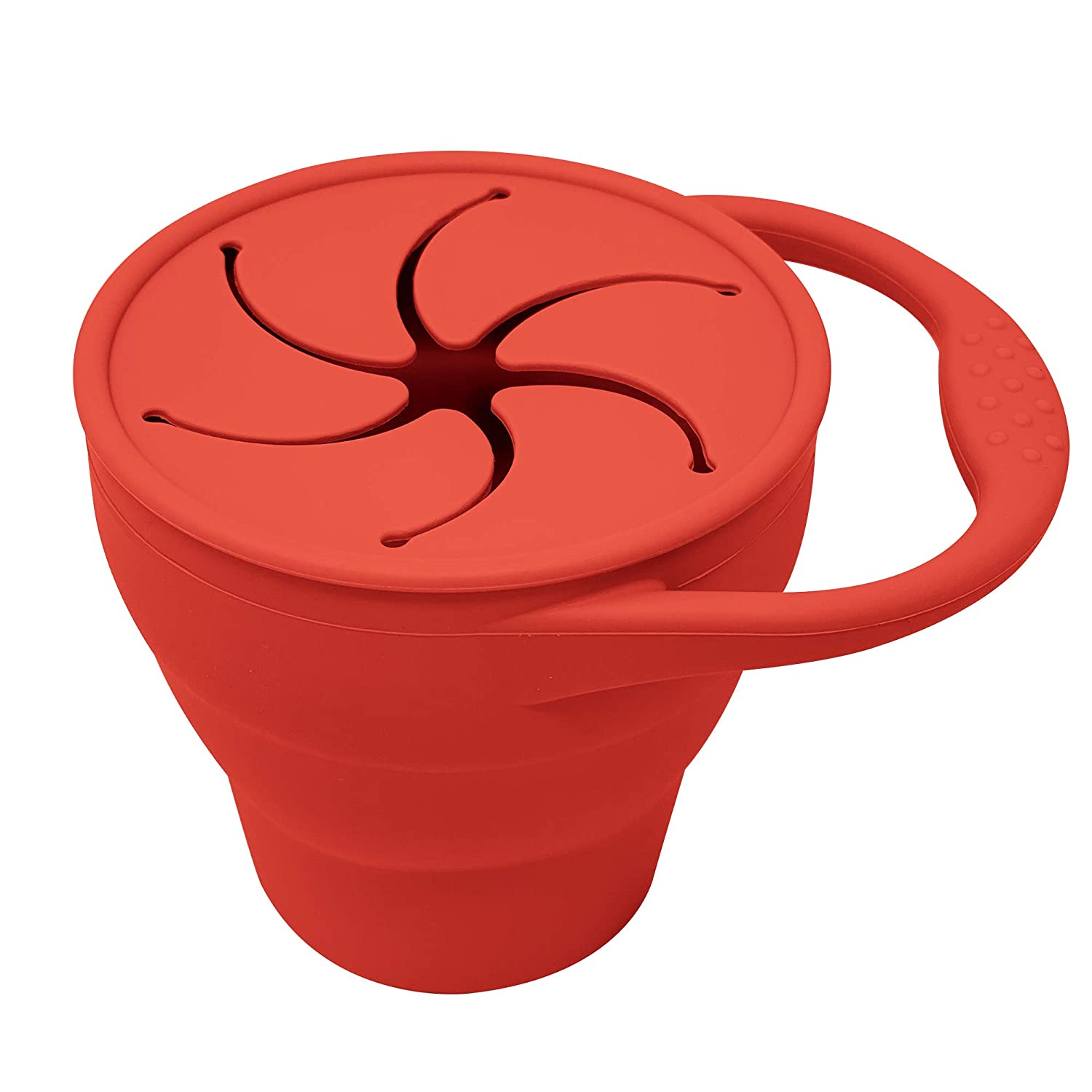 BraveJusticeKidsCo | Snack Attack Snack Cup | Collapsible Silicone Snack Container | Toddler and Bab