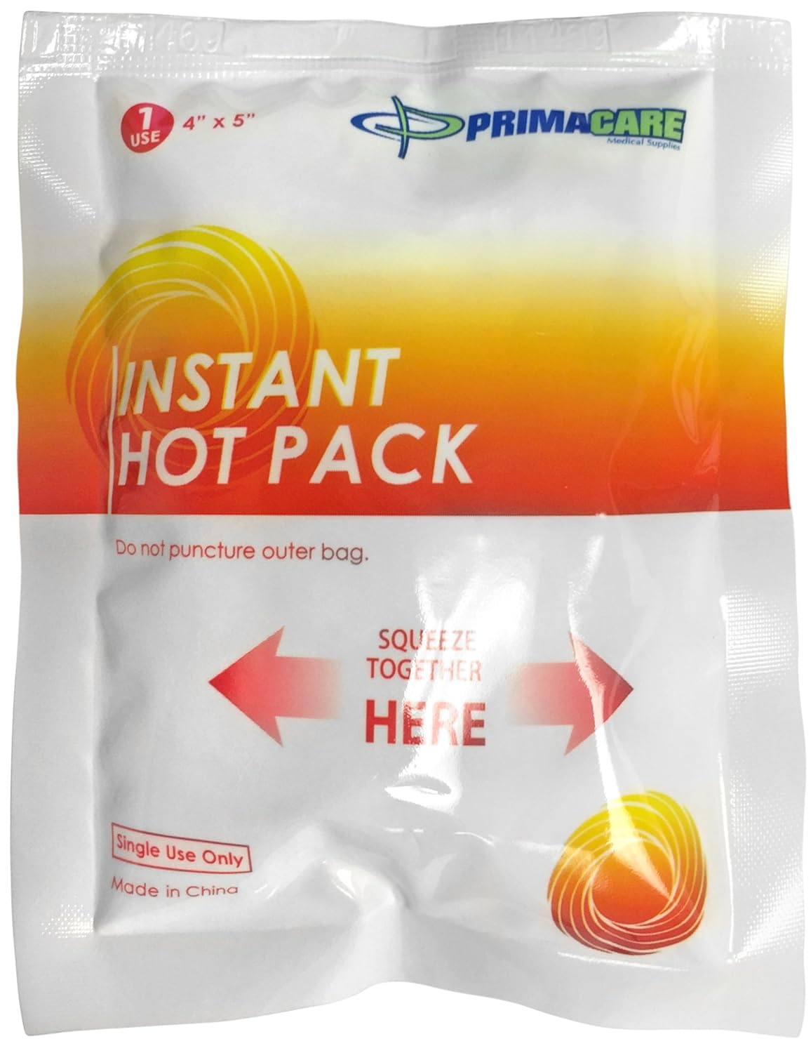 Primacare PHP-45 24 Pack Instant Heat Packs for Emergency Heat Therapy, Portable and Disposable Hot