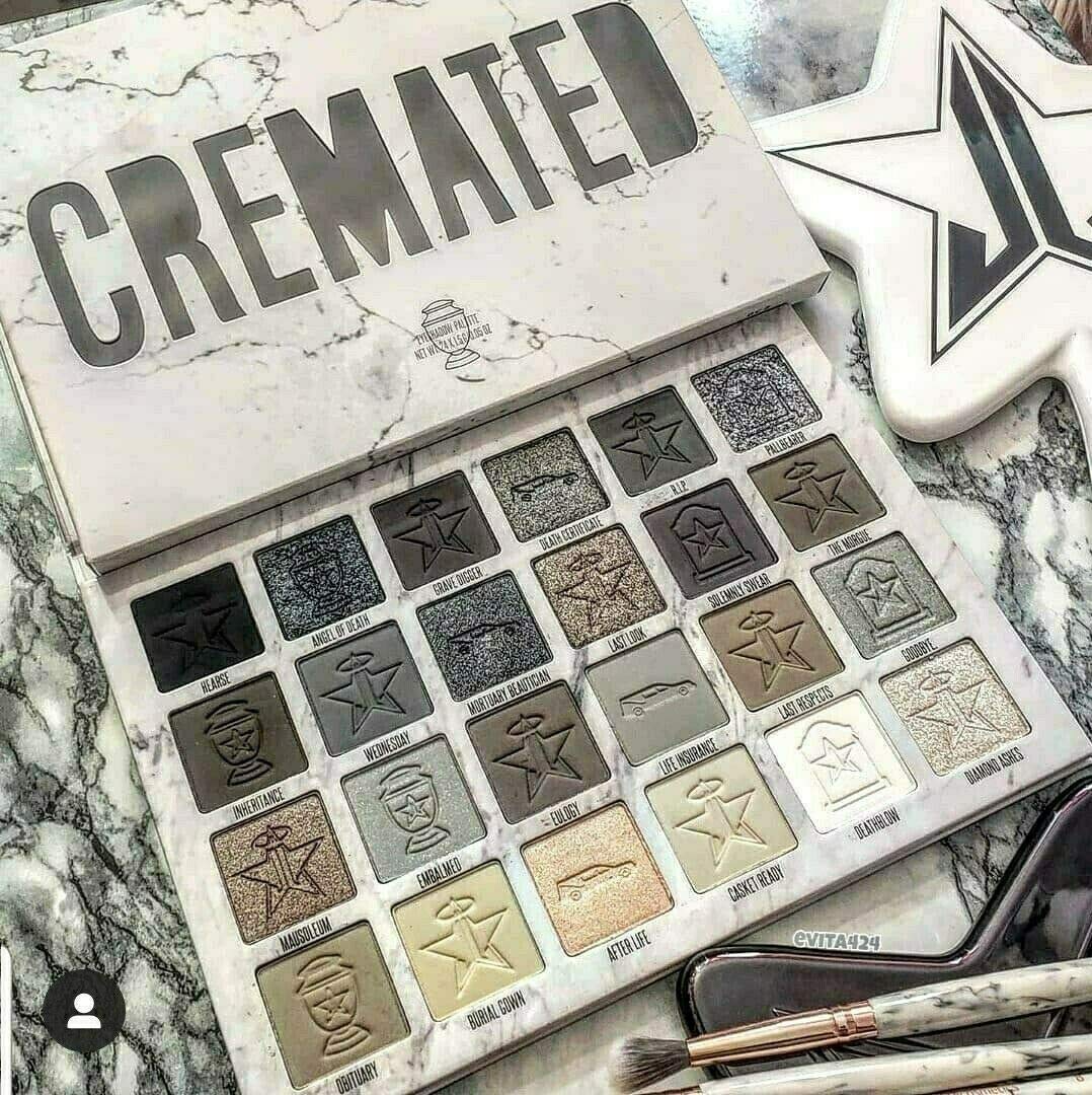 JEFFREE STAR CREMATED EYESHADOW PALETTE!