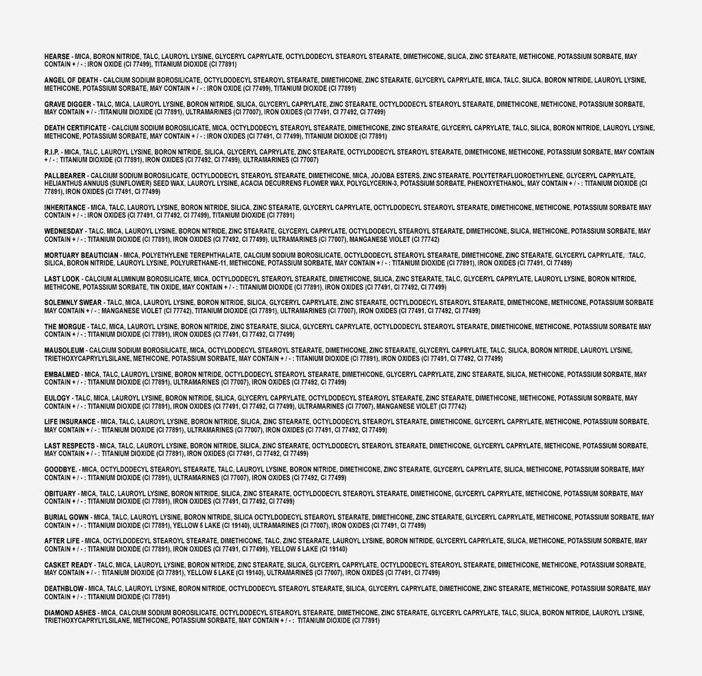 JEFFREE STAR CREMATED EYESHADOW PALETTE!