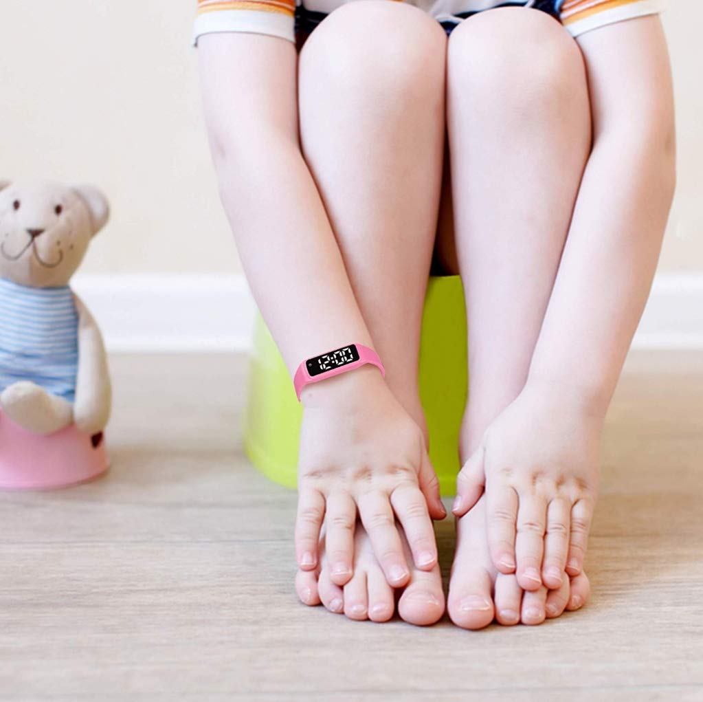 e-vibra 10 Alarm Vibrating Reminder Watch - Silent Medical Reminder Watches for Kids Toilet Potty Tr