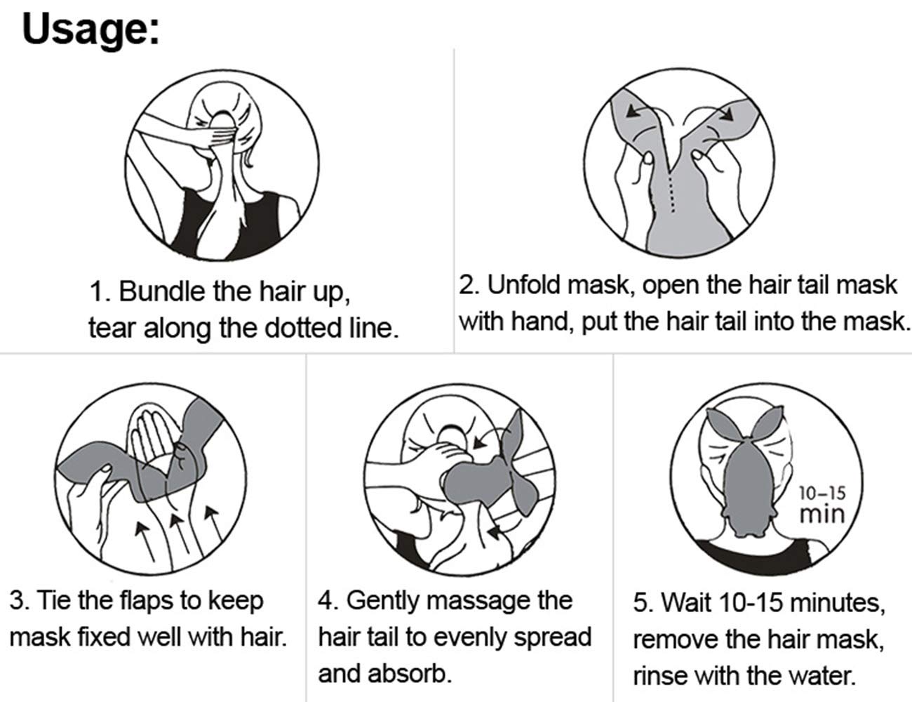 Hair Mask Best Natural Aromatherapy Hair Tail Mask Only 1 Piece 6 Different Scent Options Elitzia ET