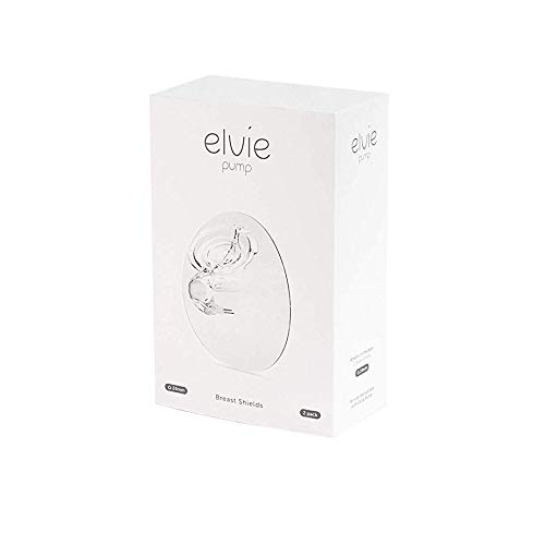 Elvie Pump Breast Shield - 24mm | 2 Pack Nipple Shield Flange for Pumping Breast Milk | Breast Feedi