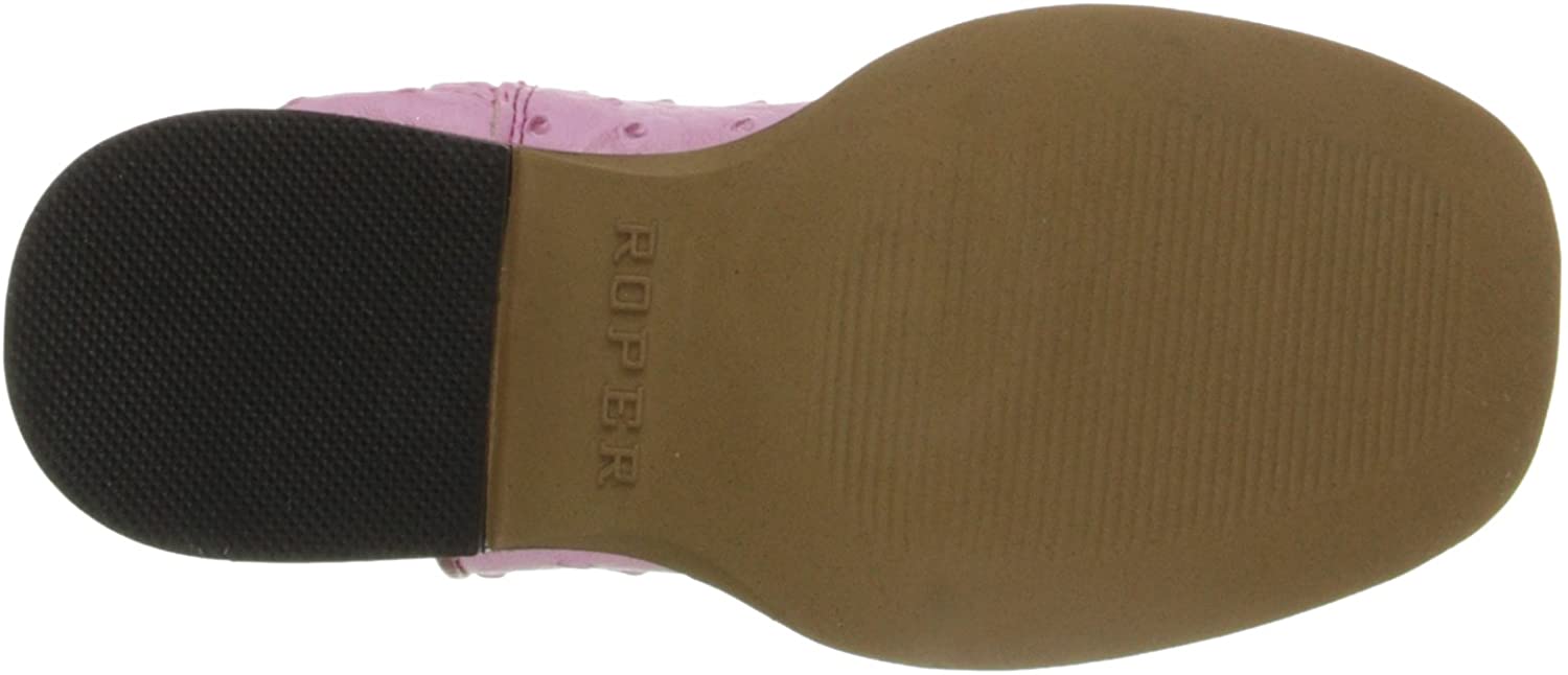 Roper Square Toe Faux Ostrich Western Boot