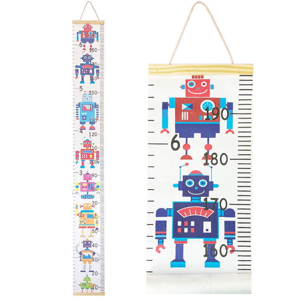 Atomcool Growth Chart for Kids Baby Hanging Height Chart for Kids Measurement Wall Charts, Wood Fram