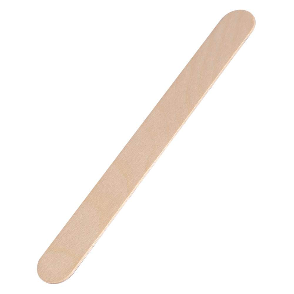 Waxing Stick, 100Pcs/Box Wooden Waxing Stick Spatula Applicator Wax Tongue Depressor